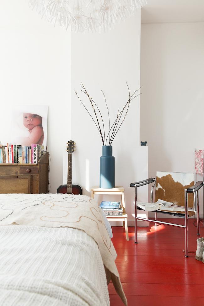 Una casa preciosa con suelos rojos | Decoración
