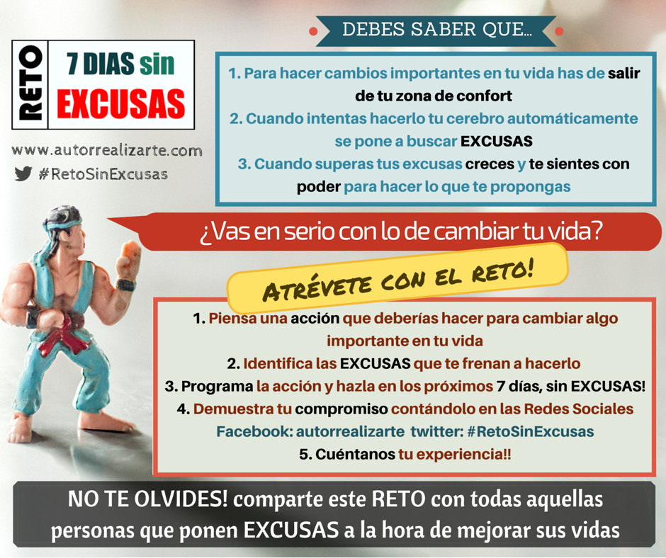 Reto 7 días sin excusas
