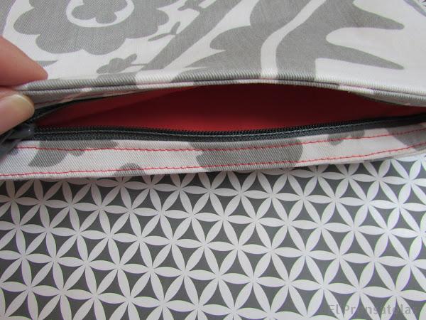 Cartera de mano cremallera interna