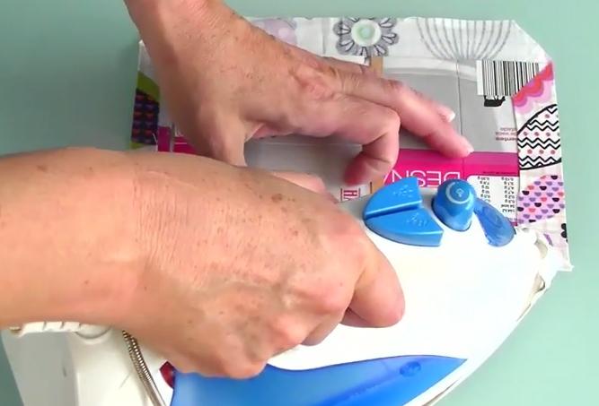 Plancha Sobre Cartera Patchwork