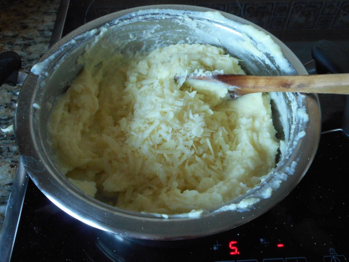 Puré queso revuelto