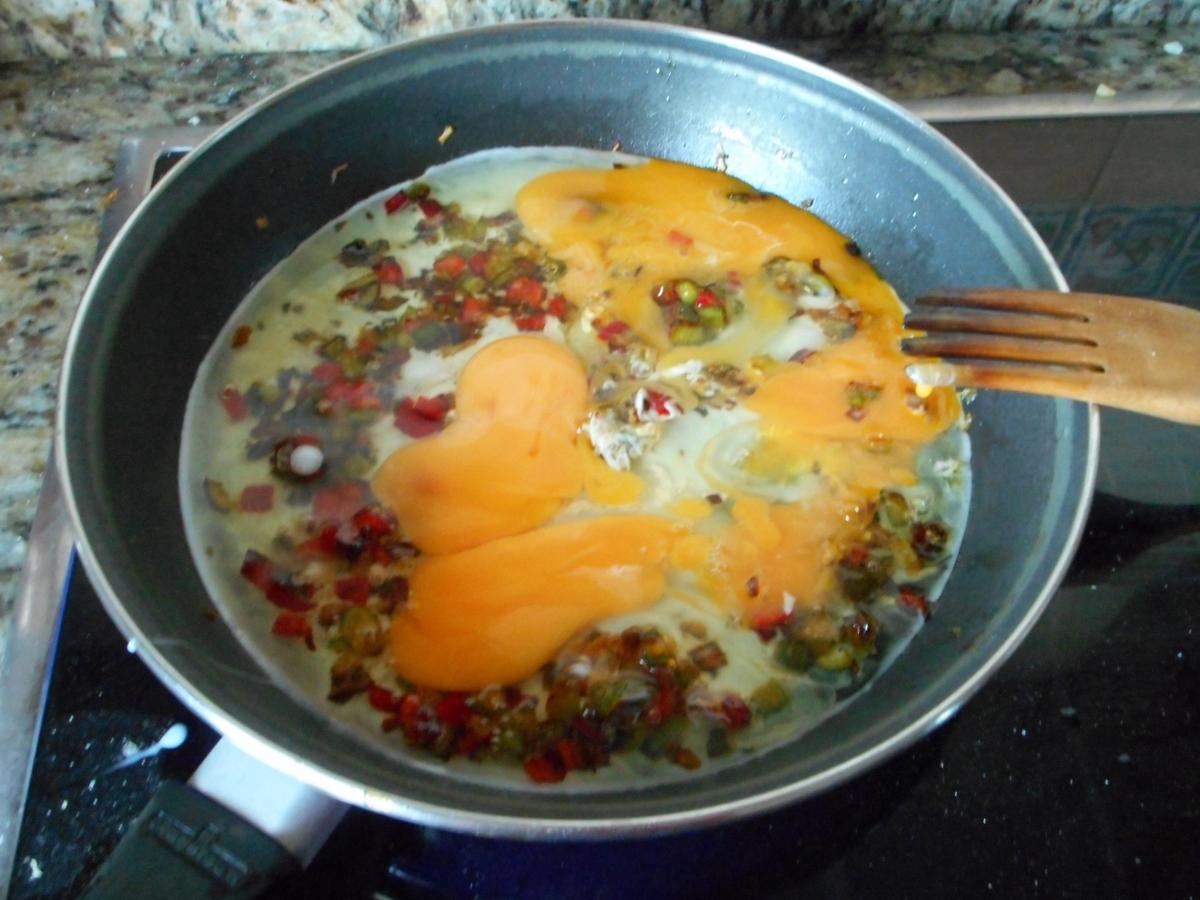 Puré queso revuelto