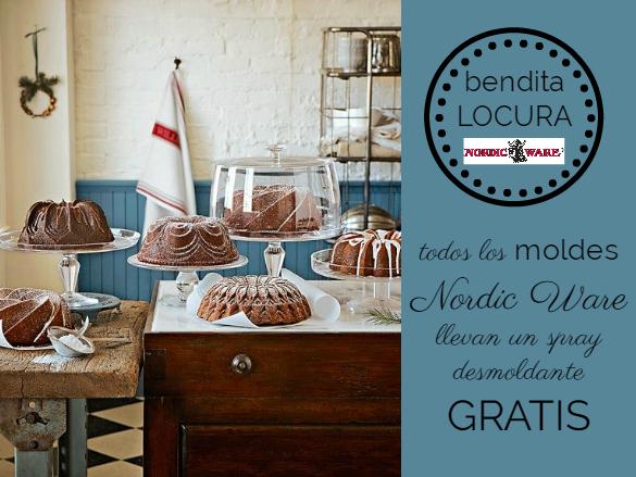 Promoción Nordic Ware + Spray desmoldante gratis!
