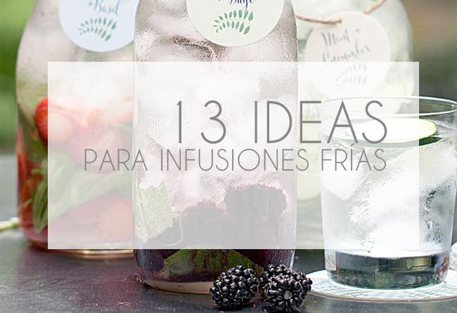 13 recetas de infusiones frías con frutas | Decoración