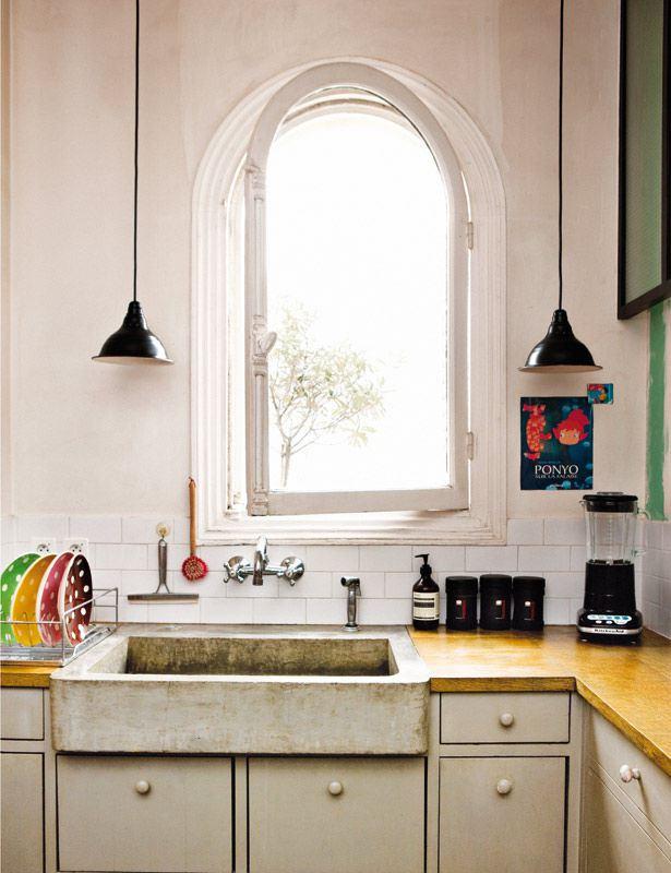 Un lavabo antiguo para la cocina