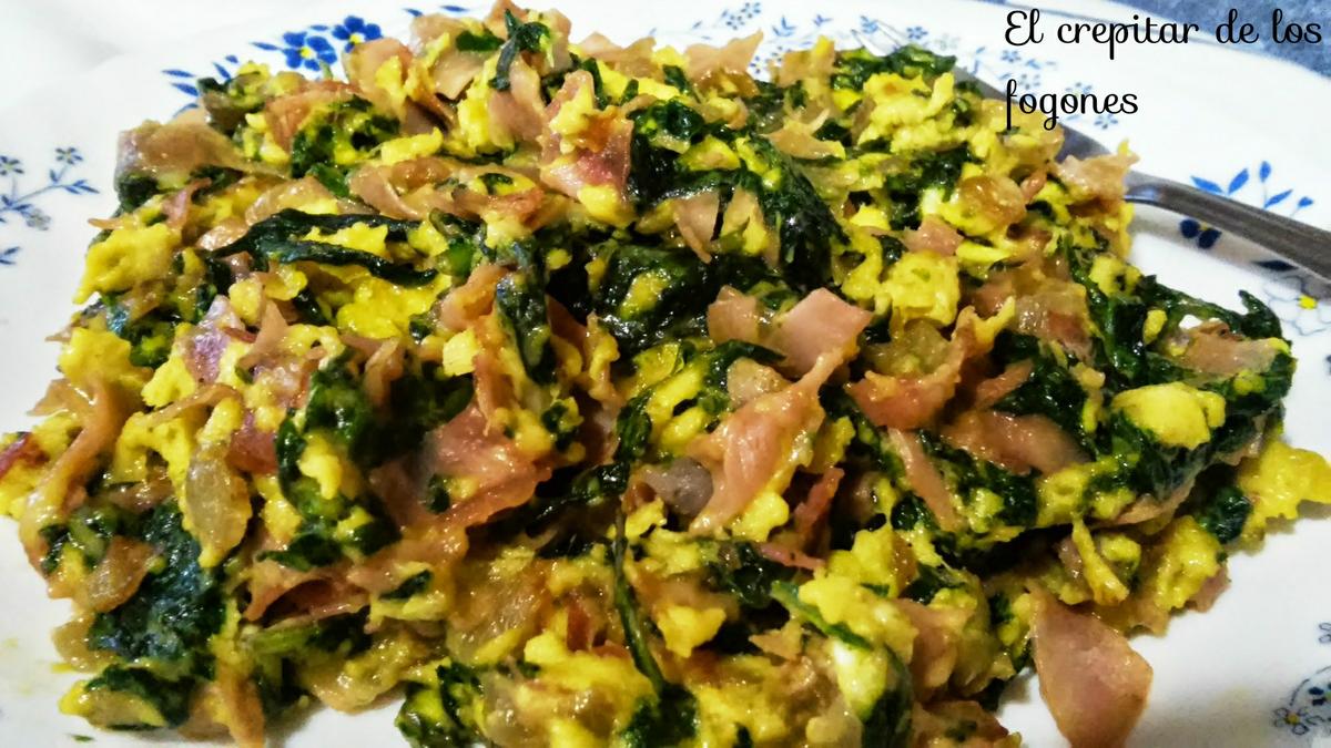 revuelto de acelgas con queso