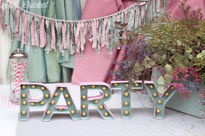 letras de carton para decorar fiesta