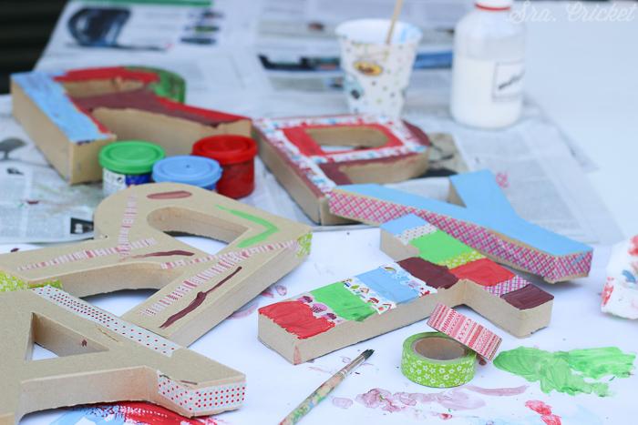 letras de carbon-manualidades con niños