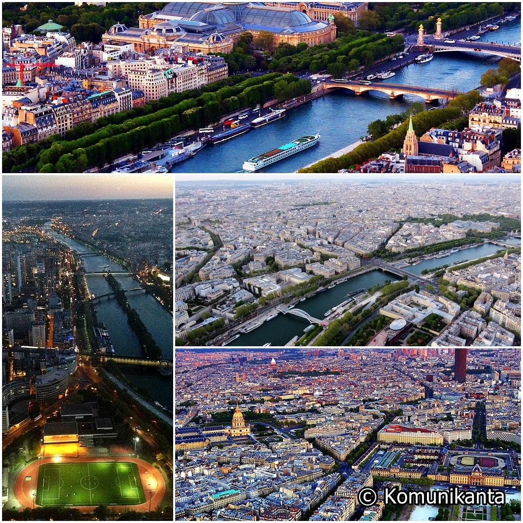 El río Sena desde las alturas