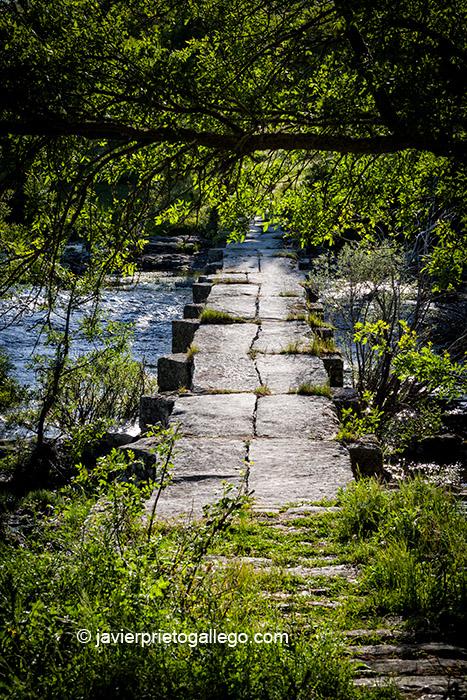 Puente sobre el río Huebra junto a la fábrica de harinas de la localidad de Gema de Yeltes. Salamanca. Castilla y León. España. © Javier Prieto Gallego