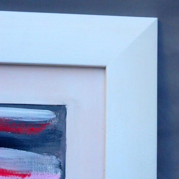 Un cuadro reciclado para una decoración frugal.