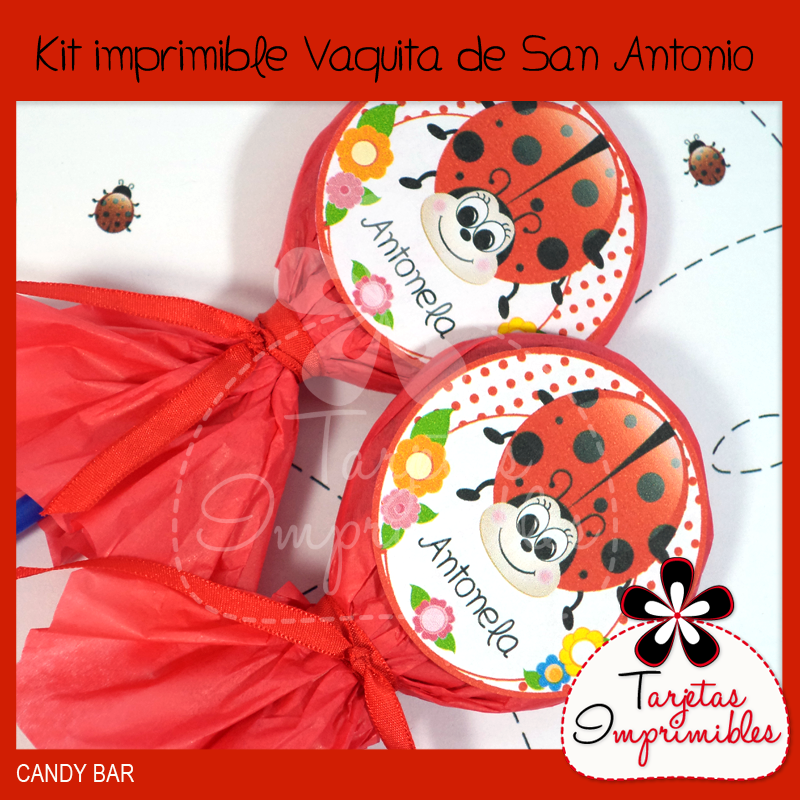 Etiquetas de golosinas para cumpleaños