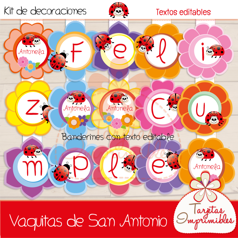 Decoraciones de fiesta para imprimir