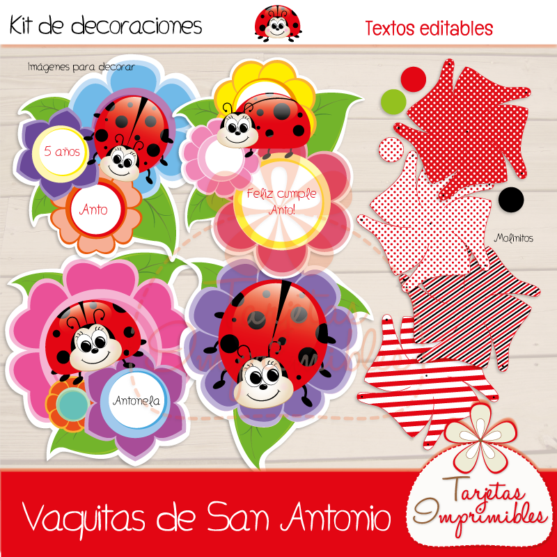 Decoraciones de fiesta imprimibles
