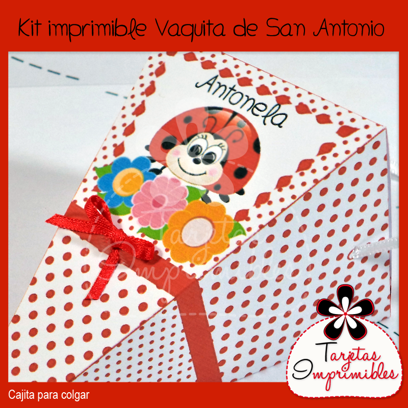 Cajita para colgar y decorar