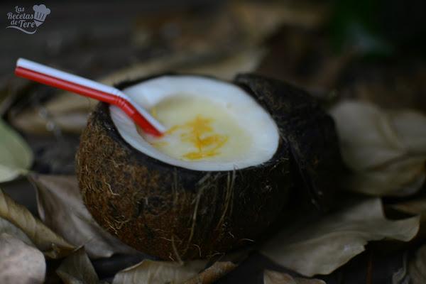 piña colada en su coco tererecetas 03