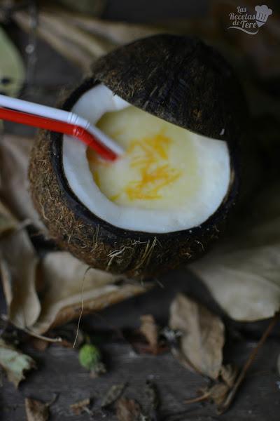 piña colada en su coco tererecetas 06