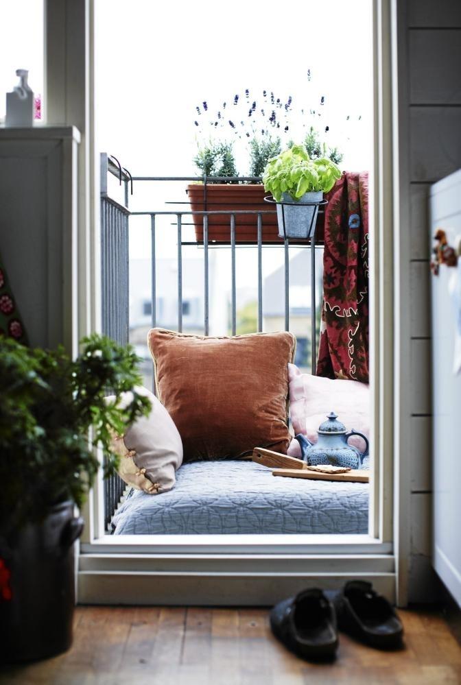 Decorar mini terrazas