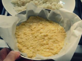 pizza con masa de coliflor