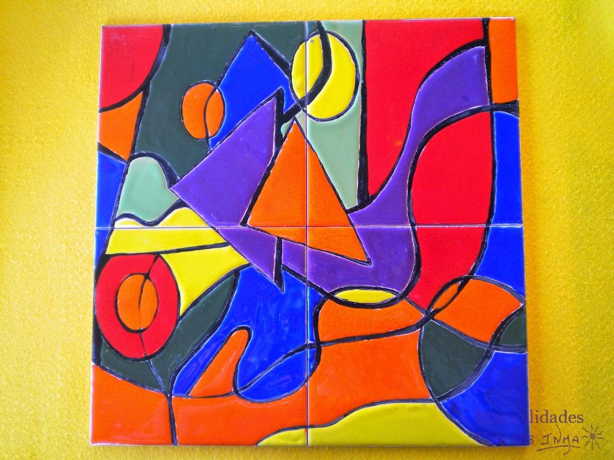 Manualidades caseras Inma mural de cuerda al sacarlo del horno