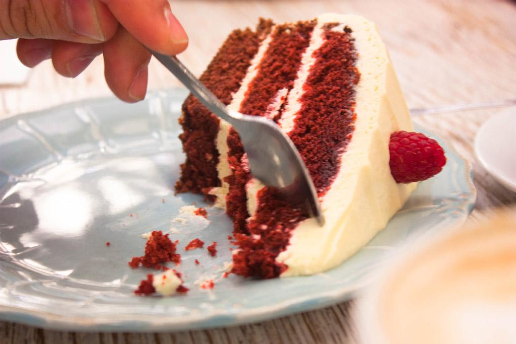 Red velvet sin gluten de Milola bakery