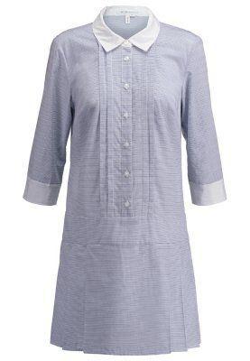 vestido camisero blanco-azul bcbgeneration zalando www.decharcoencharco.com