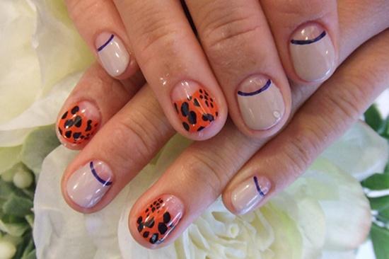 uñas cortas decoradas