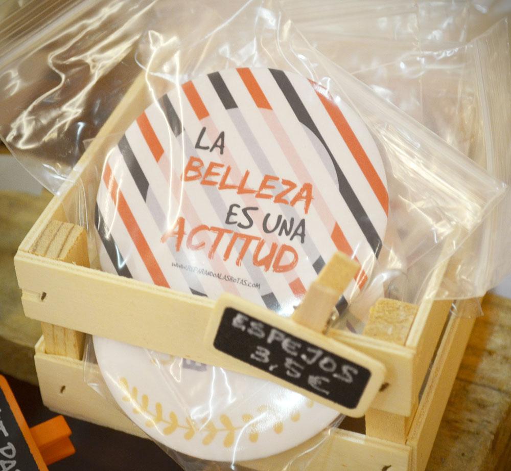 Espejitos con mensajes positivos.