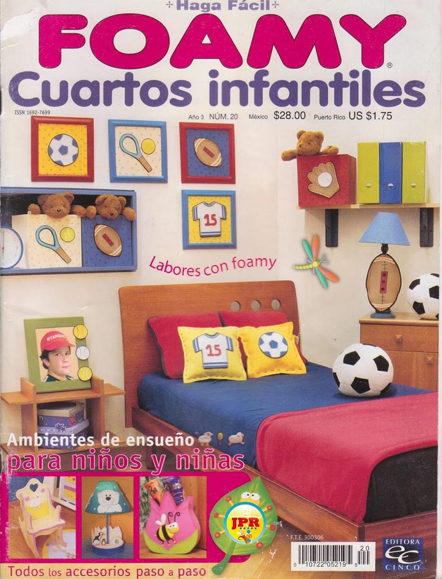 revista para decorar habitaciones infantiles con foamy