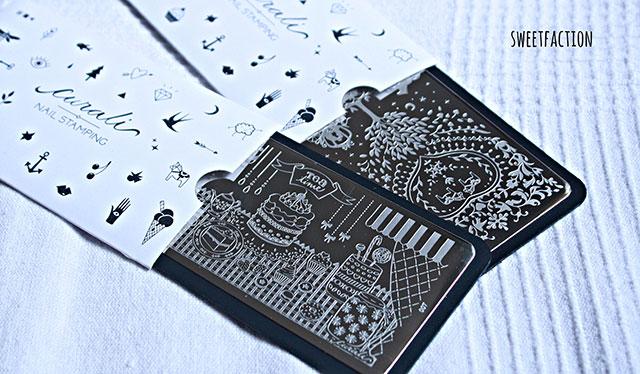 Placas de estampación de uñas Curali nails