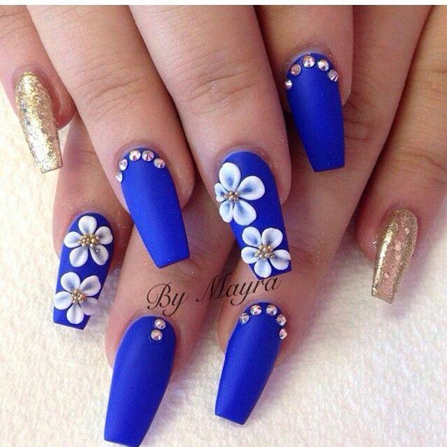 40 diseños de uñas largas decoradas ~ ¡Tendencia Actual! | Belleza