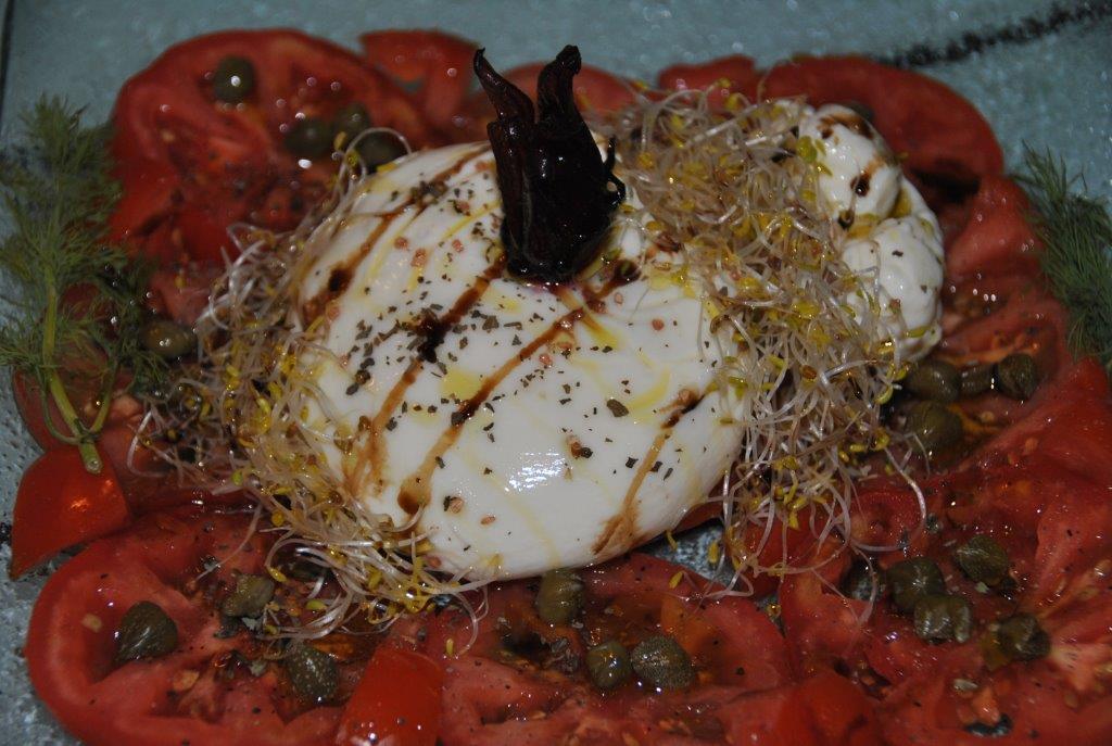Ensalada de burrata