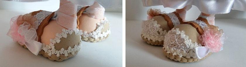 fofucha zapatillas de comunion