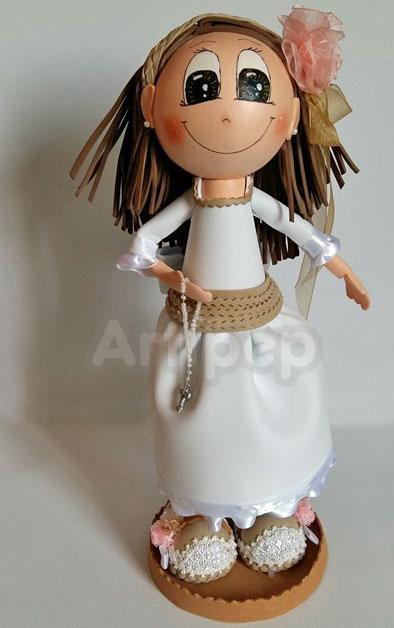 fofucha niña de comunión