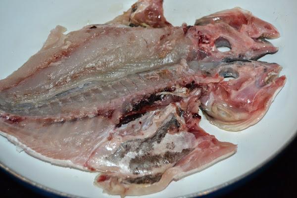 dorada abierta a la espalda