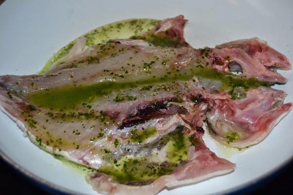 pescado a la espalda