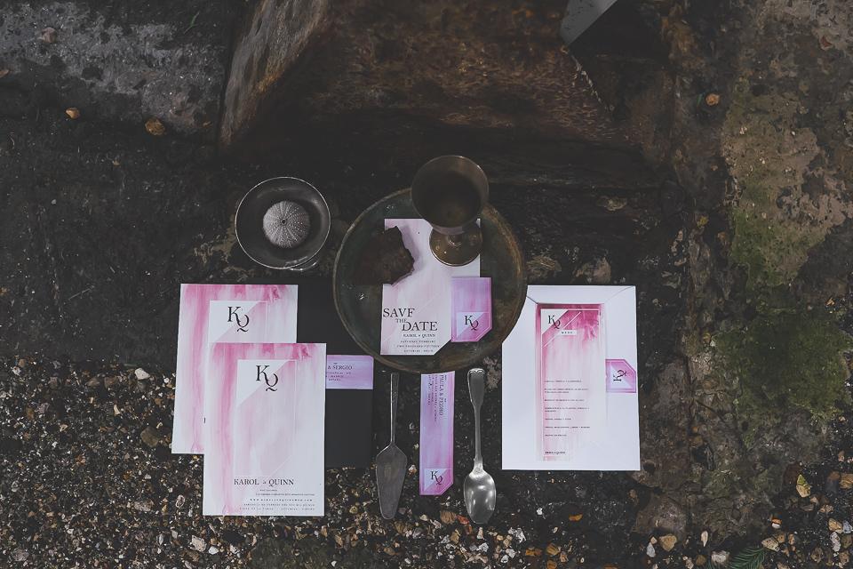 decoración de boda - una boda industrial en All Lovely Party