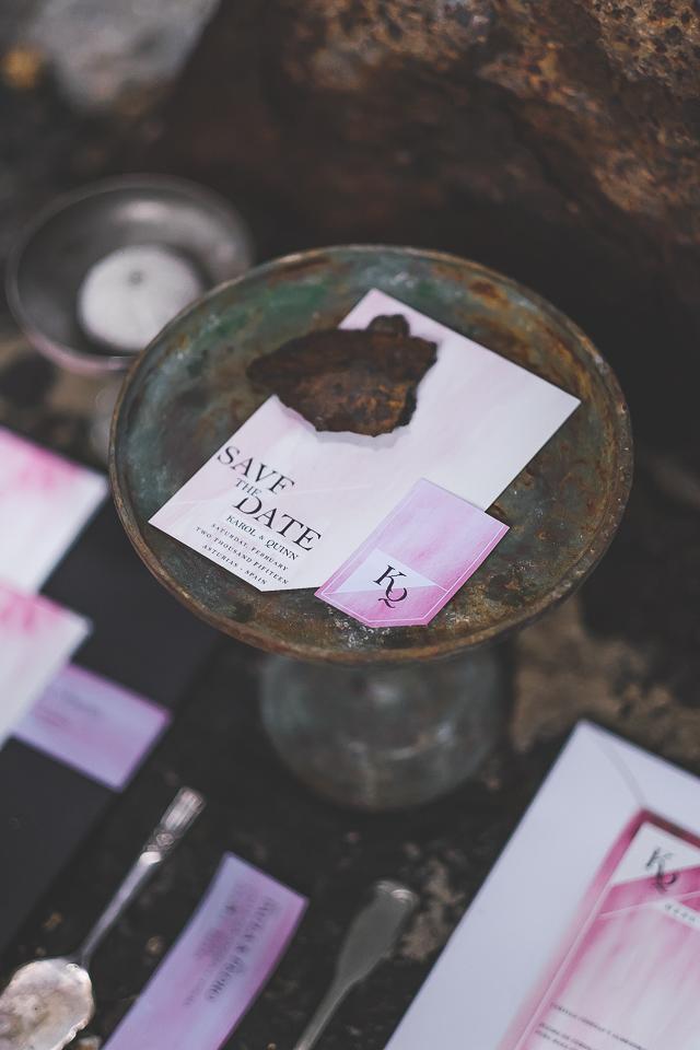 decoración de boda - una boda industrial en All Lovely Party