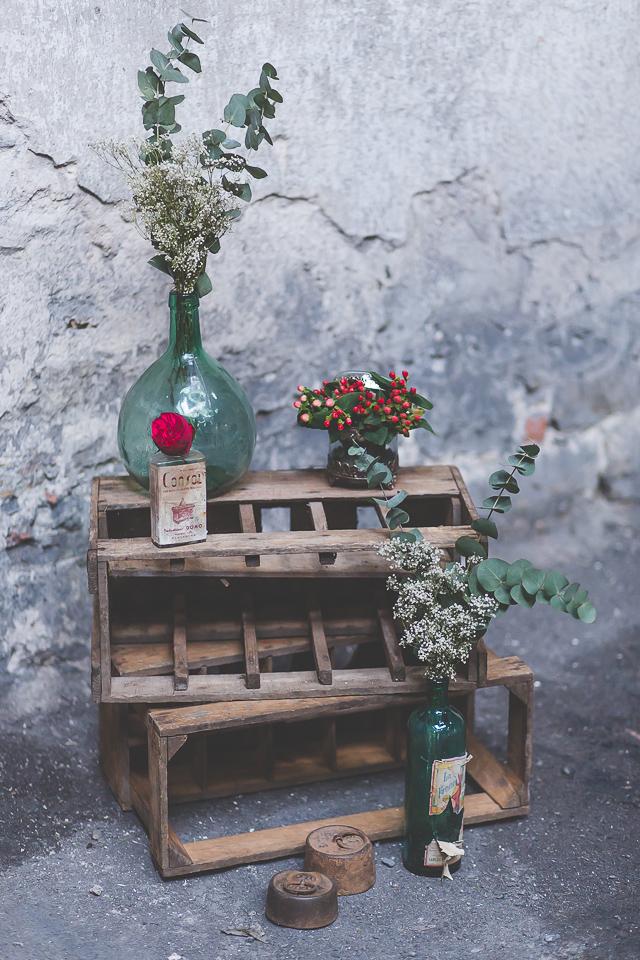 decoración de boda - una boda industrial en All Lovely Party