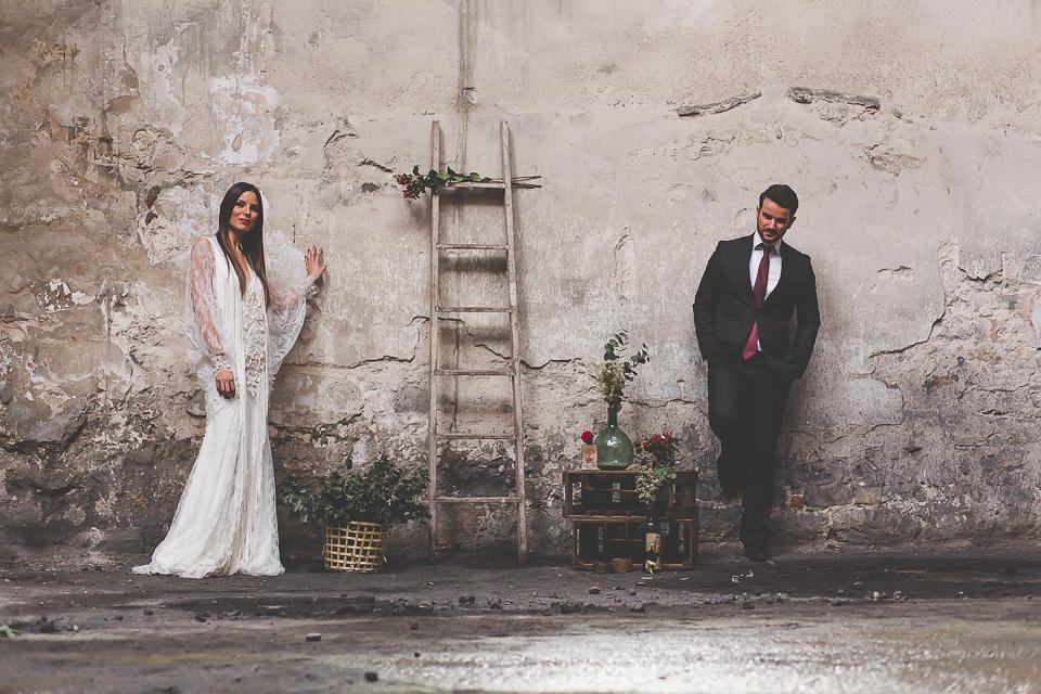 decoración de boda - una boda industrial en All Lovely Party