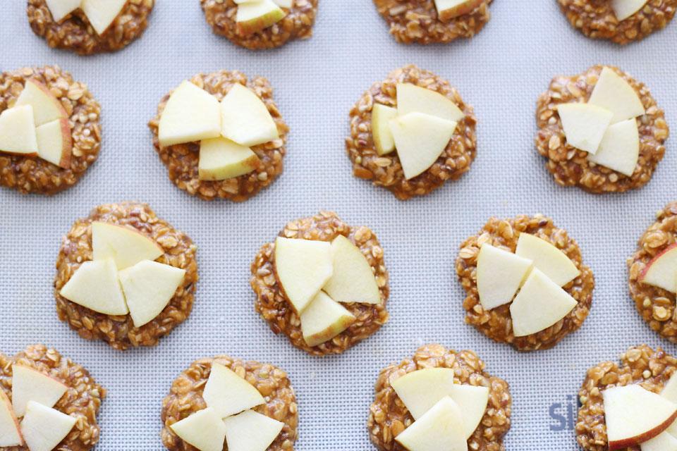 Galletas de cereales y manzana