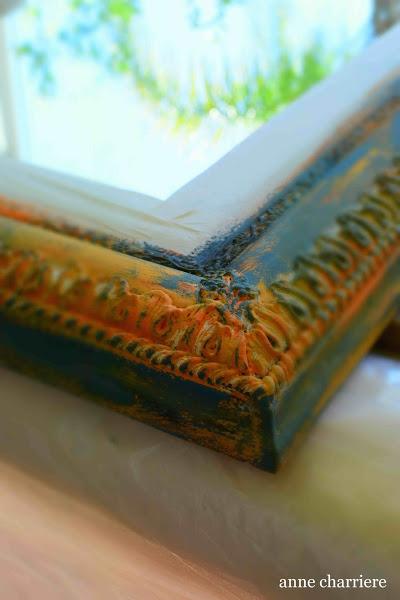 www.annecharriere.com, espejo recuperado, annie sloan pintura, 