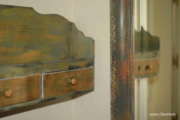 www.annecharriere.com, espejo recuperado, annie sloan pintura, 