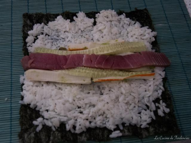 receta de sushi casero