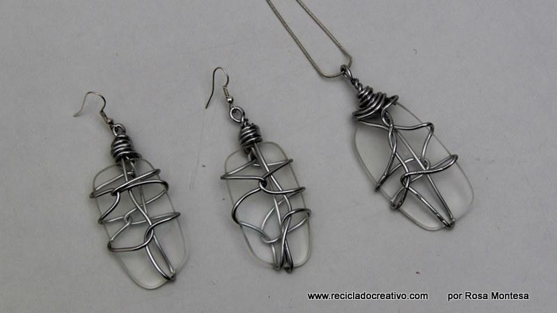 Bisutería con gafas recicladas