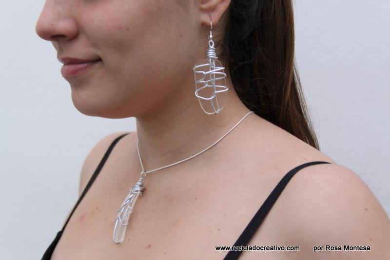 Bisutería con gafas recicladas