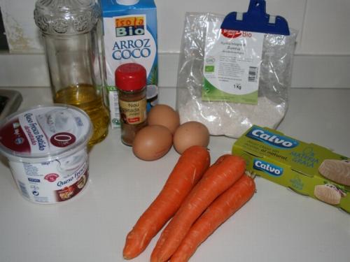 01. ingredientes souffle zanahoria y atun en blog de fitness