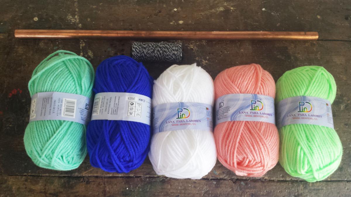 Tapiz de pared - Materiales