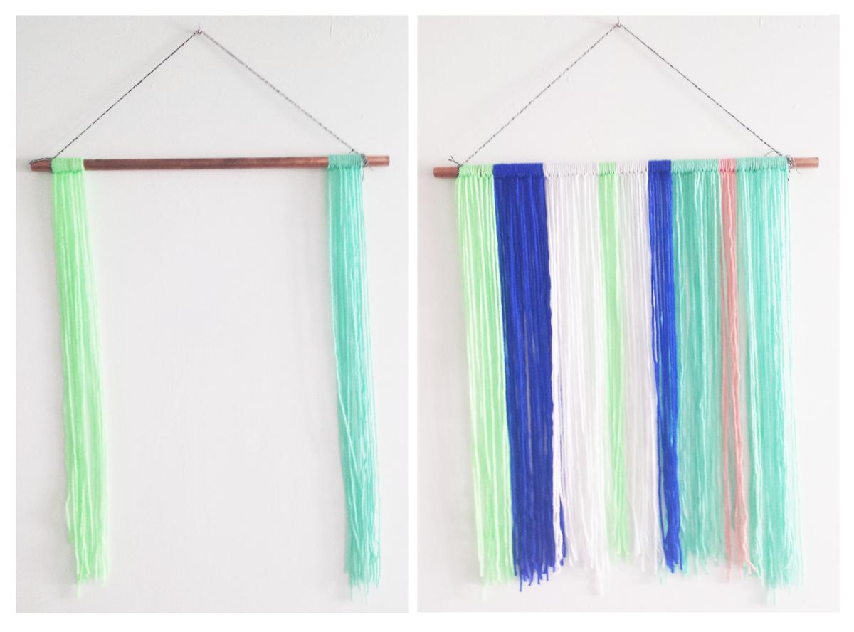 Tapiz de pared - Proceso