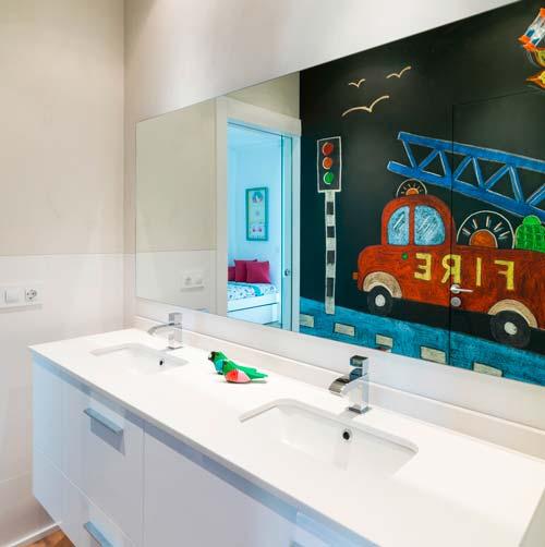 idea para decorar el baño infantil